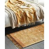 Beliani Kilimas HANLI oranžinis 80 x 150 cm viskozė