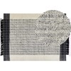 Beliani Kilimas KETENLI baltas 140 x 200 cm vilnonis