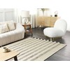 Beliani Kilimas TACETTIN Baltas 140 x 200 cm Vilna