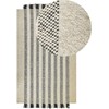 Beliani Kilimas TACETTIN Baltas 140 x 200 cm Vilna