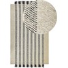 Beliani Kilimas TACETTIN baltas 160 x 230 cm vilna