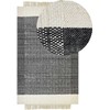 Beliani Kilimas ATLANTI juodas 160 x 230 cm vilnonis
