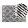 Beliani Kilimas TOPRAKKALE pilkas 160 x 230 cm vilnos
