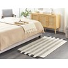 Beliani Kilimas TACETTIN baltas 80 x 150 cm vilnonis