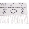 Beliani Kilimas ALKENT baltas 80 x 150 cm vilnonis