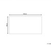 Beliani Kilimas ERZIN kreminės spalvos 80 x 150 cm iš vilnos