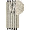 Beliani Kilimas TACETTIN baltas 80 x 150 cm vilnonis