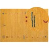 Beliani Kilimas AKALAN, geltonas, 160 x 230 cm, Gabbeh, vilna
