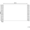 Beliani Lauko kilimas TABIAT pilkas 140 x 200 cm