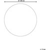 Beliani Lauko kilimas MOSORE smėlio spalvos ø 120 cm