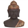 Beliani Figūrėlė dekoracyjna Budda CARUM Ceramika Juodas
