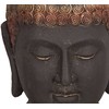 Beliani Figūrėlė dekoracyjna Budda CARUM Ceramika Juodas