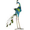 Beliani Sodo skulptūra PEACOCK mėlyna