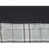 Beliani Sėdmaišis 200 L DROP LINEN 63 cm 75 cm Pilkas