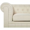 Beliani CHESTERFIELD fotelis, smėlio spalvos