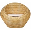Beliani Fotel sodo MAIORI Rattan Naturalny