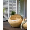 Beliani Fotel sodo MAIORI Rattan Naturalny