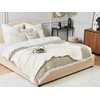 Beliani Blankelis 130 x 180 cm kremas ALAZEYA