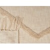 Beliani Lumarko medvilninė antklodė 130 X 180 cm smėlio spalvos Jaunpur!