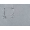Beliani 125 x 150 cm pilkas