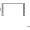 Beliani Lumarko Antklodė su veido motyvu 130 x 170 cm įvairiaspalvė BARBOT!