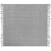 Beliani Koc VELLA Medvilnė 200 x 220 cm Pilka