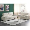 Sofa Beliani 5 vietų svetainės baldų komplektas VOGAR šviesiai smėlio spalvos