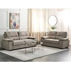 Sofa Beliani 5 vietų poilsio komplektas VOGAR šviesiai rudas
