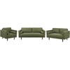 Sofa Beliani 6 vietų poilsio komplektas NURMO tamsiai žalias