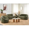 Sofa Beliani MALUNG 6 vietų minkštųjų baldų komplektas, veliūras, tamsiai žalias