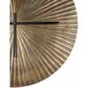 Beliani Sieninis laikrodis VAIGAI 59 cm metalinis auksinis