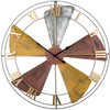 Beliani Sieninis laikrodis WIKON 60 cm metalinis spalvotas