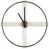 Beliani Sieninis laikrodis ASCONA 64 cm metalinis auksinis
