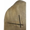 Beliani Sieninis laikrodis GANGES 50 cm metalinis, žalvario spalvos