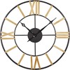 Beliani Sieninis laikrodis VALSOT 80 cm metalinis auksinis
