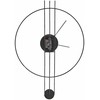 Beliani Sieninis laikrodis ANNIVIERS 44 cm metalinis juodas