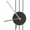 Beliani Sieninis laikrodis ANNIVIERS 44 cm metalinis juodas