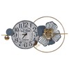 Beliani Laikrodis ścienny BERKERIUM 90 cm Metal Mėlyna