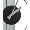 Laikrodis Beliani laikrodžio sieninis šviestuvas CEVINS, 31 cm, metalas, šviesiai pilkas
