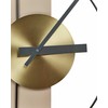 Beliani Sieninis laikrodis CEVINS 31 cm metalinis smėlio spalvos