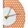 Beliani Laikrodis ścienny CHALAIS 29 cm Pilka