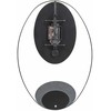 Beliani Laikrodis ścienny MANIGOD 32 cm Metal Juodas