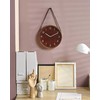 Beliani Sieninis laikrodis RENENS 26 cm rudas