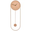 Beliani Laikrodis ścienny SALVAN 20 cm Metal Brzoskwiniowy