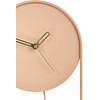 Beliani Laikrodis ścienny SALVAN 20 cm Metal Brzoskwiniowy