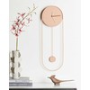 Beliani Laikrodis ścienny SALVAN 20 cm Metal Brzoskwiniowy