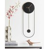 Beliani Laikrodis ścienny SALVAN 20 cm Metal Juodas