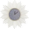Beliani Sieninis laikrodis SOLURA 45 cm, metalinis, auksinis