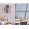 Beliani Sieninis laikrodis MARCOTE 30 cm metalinis auksinis