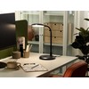 Beliani Lampa biurkowa LED COLUMBA Regulowana Metal Juodas